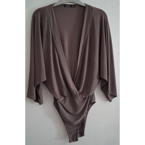 Body Boohoo Fluide À Manches Chauve-Souris