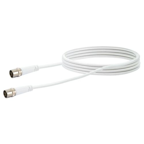 Schwaiger KDAK30 532 câble coaxial 3 m F Blanc