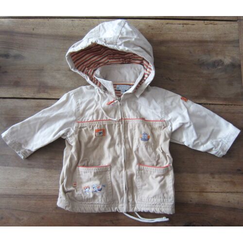 Veste Kimbaloo Baby 12 Mois 1 An Capuche Amovible Demi Saison