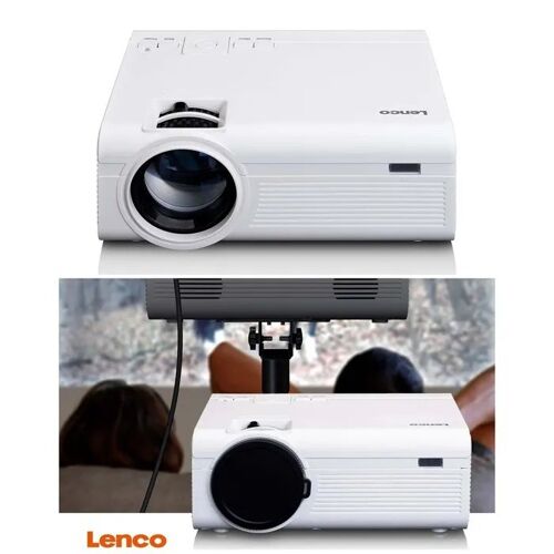 Vidéoprojecteur - Bluetooth Full HD 1080P 2800 Lumens Bluetooth HDMI micro-SD