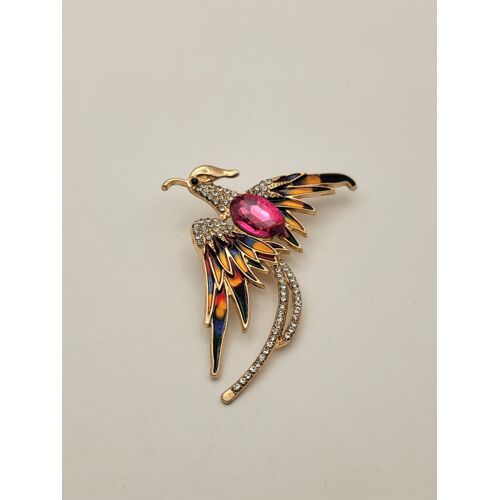 Broche Phénix Élégante – Éclat Et Raffinement