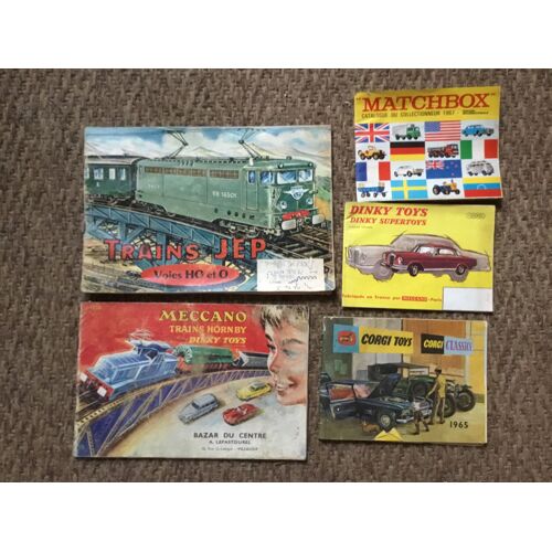 5 Catalogues Jouets Vintages 1958 1967 Mécano Jep Matchbox …