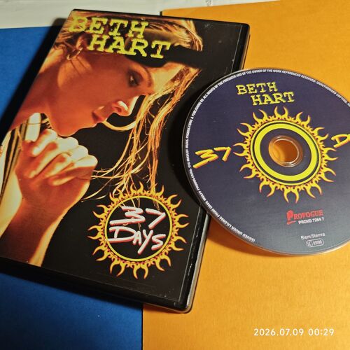 Beth Hart ‎– 37 Days Dvd   Provogue ‎– Prdvd 7264 7