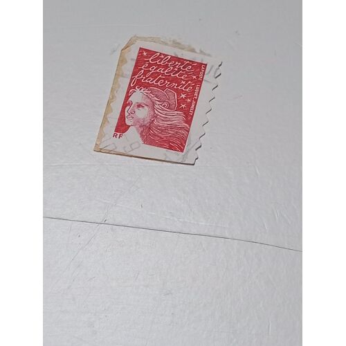 Timbre France Oblitéré Yvert N° 3419 Marianne De Luquet Rouge De 2001
