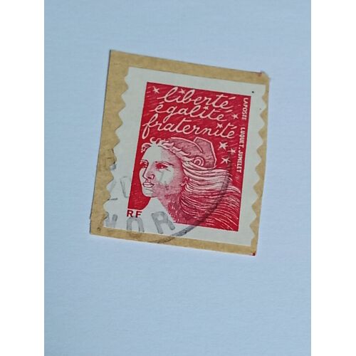 Timbre France Oblitéré Yvert  N° 3419 Marianne De Luquet Rouge  De 2001 Sr
