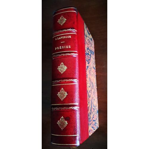 Poésies De Jules Laforgue Tomes I Et Ii En Un Volume Édition Mercure De France  De 1938. Reliure Cuir.