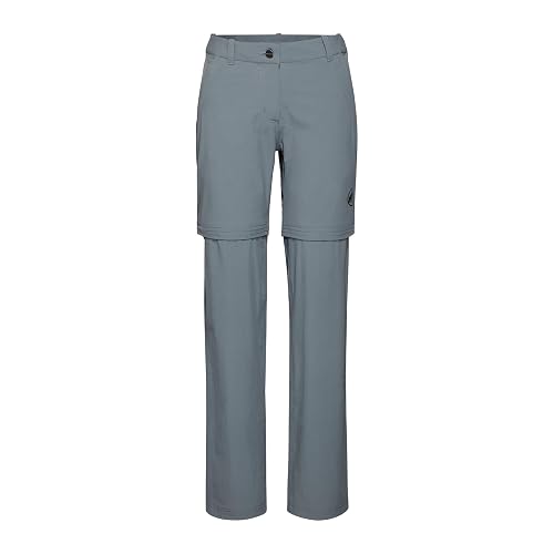 Mammut - Women's Hiking V Zip Off Pants - Pantalon Convertible Taille 38 - Regular, Gris