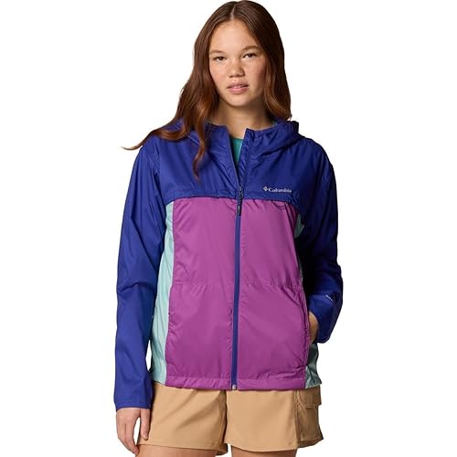 Columbia - Women's Crested Canyon Windbreaker - Coupe-Vent Taille S, Bleu