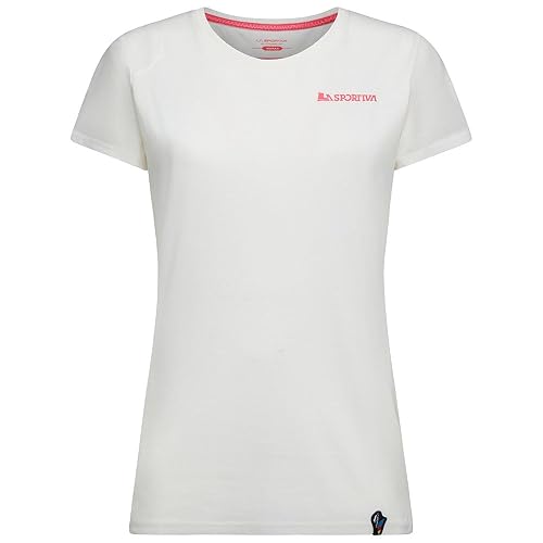 La Sportiva - Women's Moon Rock T-Shirt - T-Shirt Taille S, Blanc/Gris