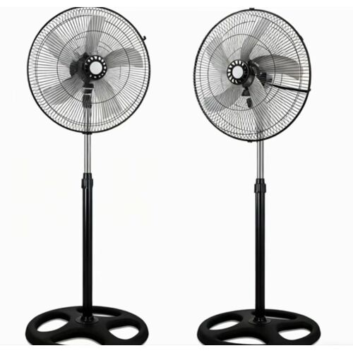 Ventilateur avec 5 pales de 75w , support sur pied hauteur 125cm 