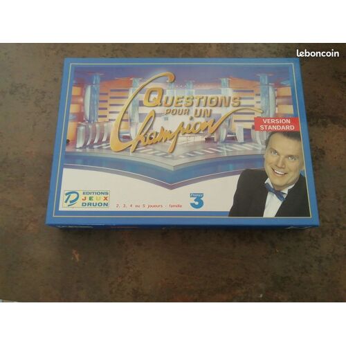 Jeu Questions Pour Un Champion Éditions Jeux Druon Années 90