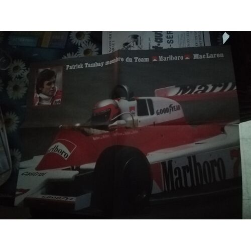Poster Tambay Mclaren M28 1979