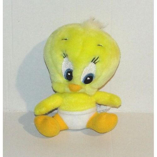 Titi baby Looney Tunes peluche doudou grelot warner bros 2000