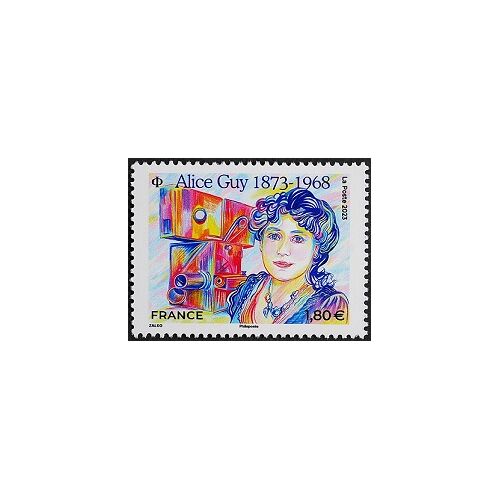 France 2023, Très Beau Timbre Neuf** Luxe Yvert 5699, Alice Guy, Première Femme Cinéaste De L’Histoire.