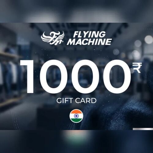 Flying Machine Gift Card 1000 INR Key - INDIA
