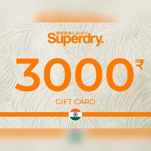 Superdry Gift Card 3000 INR Key - INDIA
