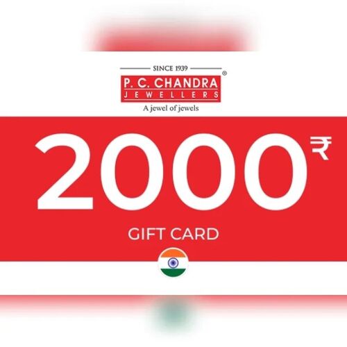 PC Chandra Gems Gift Card 2000 INR Key - INDIA