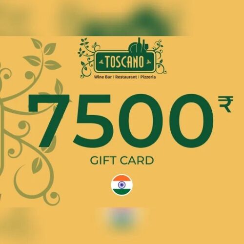 Toscano Gift Card 7500 INR Key - INDIA
