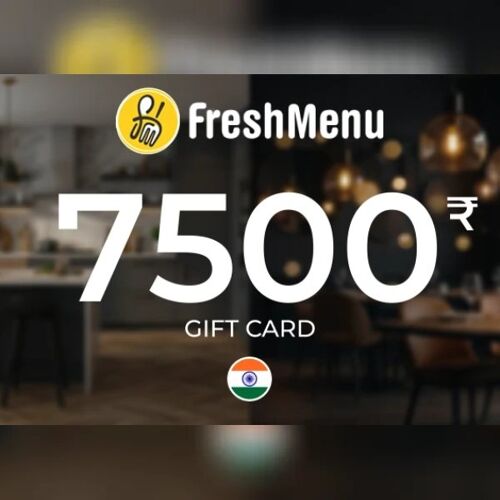 Fresh Menu Gift Card 7500 INR Key - INDIA