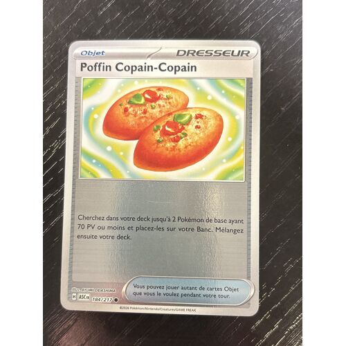 Carte Pokémon – Poffin Copain Copain – 184/217 – Reverse Holo