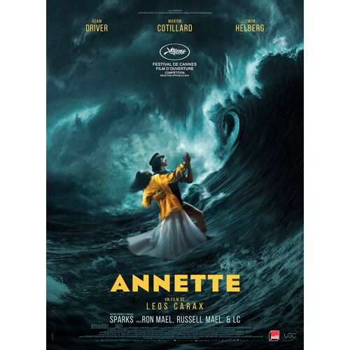 Annette - Véritable Affiche De Cinéma Roulée - Format 40x60 Cm - De Leos Carax Avec Adam Driver, Marion Cotillard, Simon Helberg - 2021