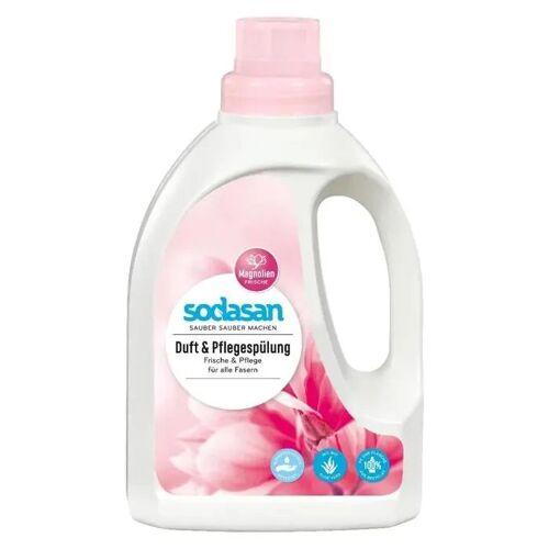 Adoucissant écologique, 6 x 750ml, soin du linge, fleur de magnolia
