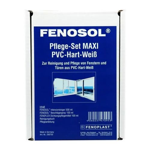 Nettoyant PVC blanc, Kit entretien PVC, FENOSOL Pflege-Set PVC-Hart-weiß MAXI