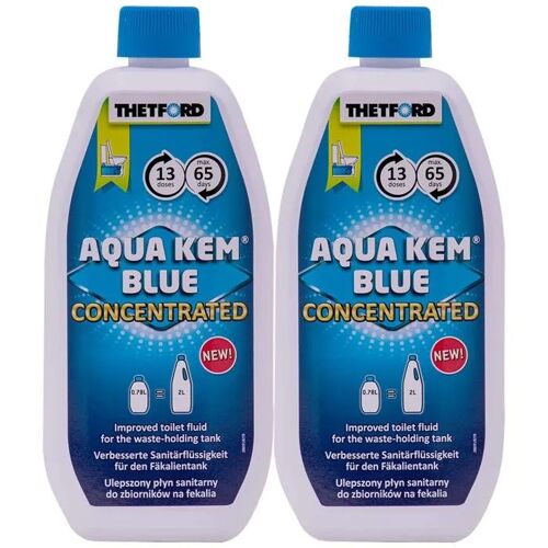 Liquide WC chimique, produit toilette chimique camping, 2 x 0,78 Liter concentré