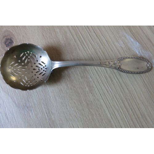 Ancienne Cuillère Saupoudreuse Métal Argenté