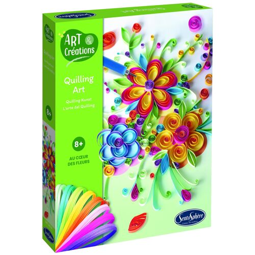 SentoSphère ART & CREATIONS QUILLING ART - AU COeUR DES FLEURS