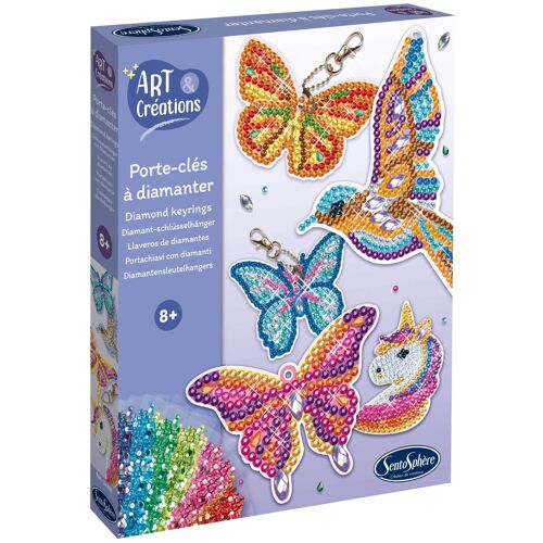 Sentosphère Art & Creations Porte-Cles A Diamanter