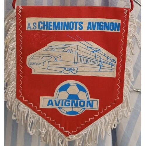 Fanion - Football - " A.S. - Cheminots Avignon "