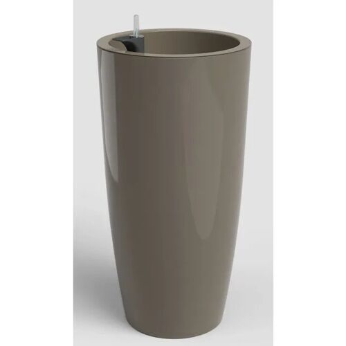 ARTEVASI Pot de fleurs auto-arrosant Santorini SWS 78 BR Taupe 40 x 40 x 78 cm 72 L