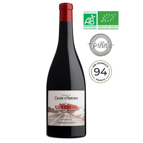 Vin Rouge Bio Domaine De Causse D'arboras L'extreme 2023 Aop Terrasses Du Larzac 75 Cl