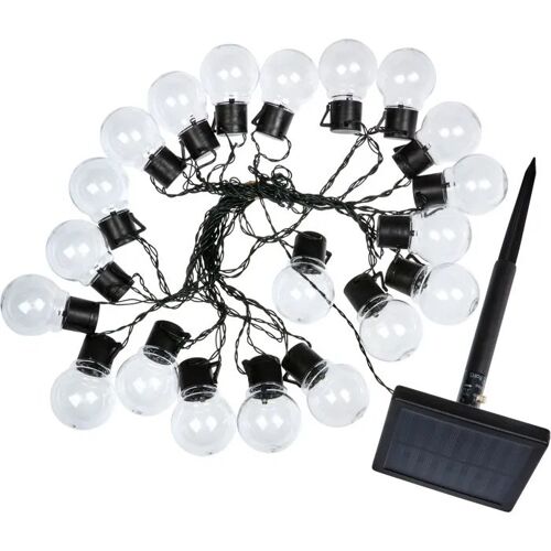 Smart Garden Solar Globulb Guirlande Lumineuse 10 M 20 Led Blanc Chaud 2 Modes