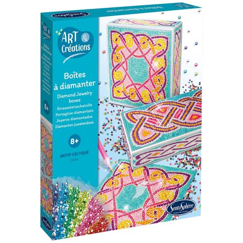 SentoSphère ART & CREATIONS BOITES A DIAMANTER MOTIFS CELTIQUES