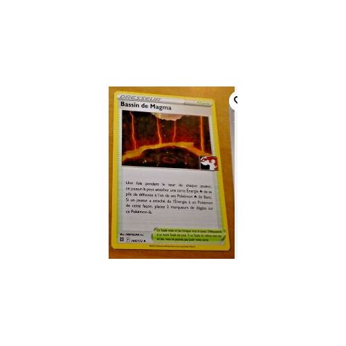 Pokemon Bassin De Magma 144 / 172 + Stamp League