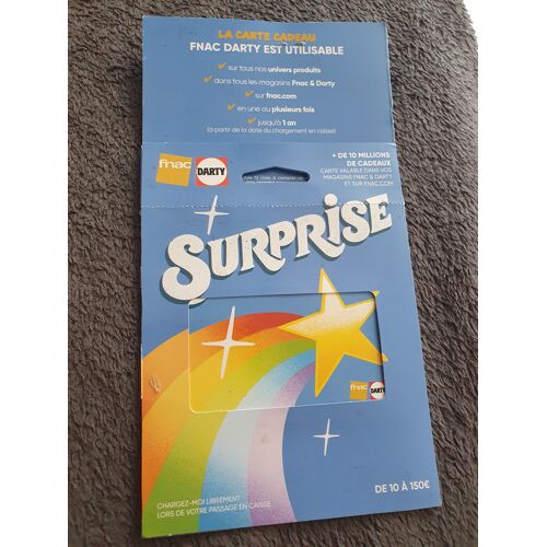 Carte Cadeau Fnac / Darty
