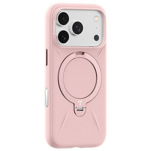 Coque pour iPhone 17 Pro - PC+Silicone, Rose, MagSafe