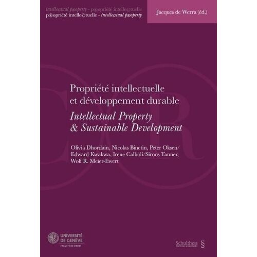 Propriété Intellectuelle Et Développement Durable