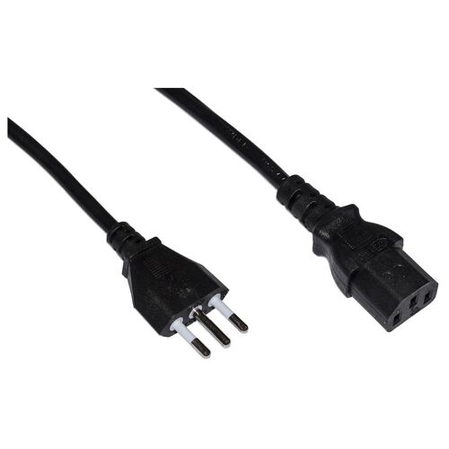LINK LKIT18 câble électrique Noir 1,8 m Prise d'alimentation type L Coupleur C13