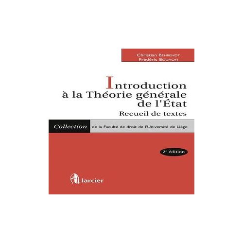 Introduction À La Théorie Générale De L'etat