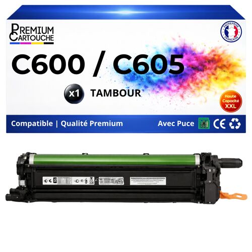 Tambour 108R01488 108 R 01488 compatible pour Xerox 600 605 Noir Haute capacité avec puce 40000 pages