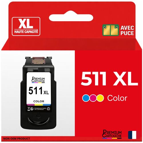 Cartouche compatible pour Canon CL511 Couleur
