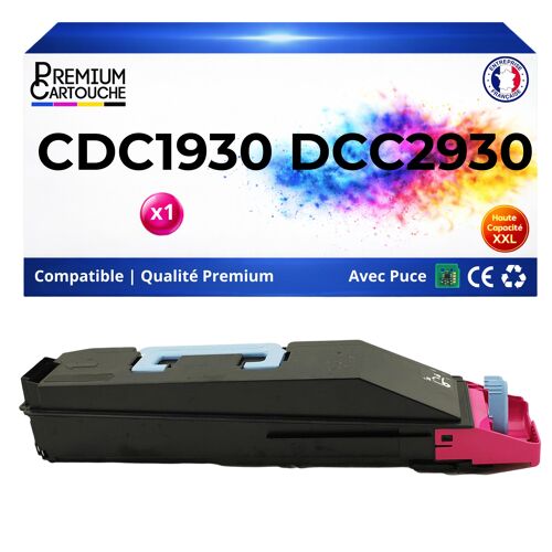 Toner compatible pour Triumph-Adler CDC1930 DCC2930 653010014 Magenta 15000 Pages
