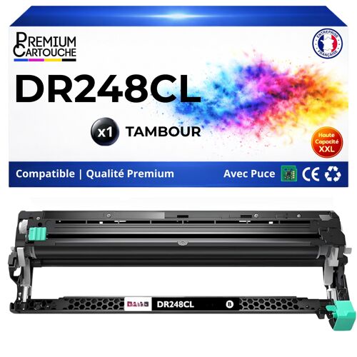Tambour compatible pour Brother DR248CL 30000 Pages