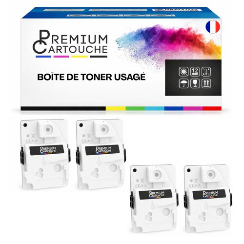 Pack de 4 Boîtes de Toner usagé compatible pour Pantum CWT1100 CWT2000 CWT2100 15 000 Pages