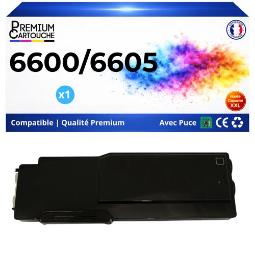 Tambour compatible pour Xerox 108R01121 6600 6605 6655 400 405 Cyan 12000 pages