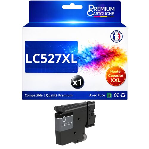 Cartouche compatible pour Brother LC527XL Noir 3000 Pages
