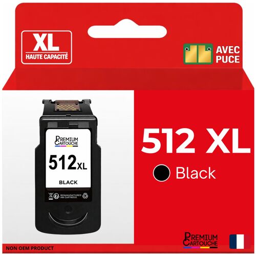 Cartouche compatible pour Canon PG512 Noir